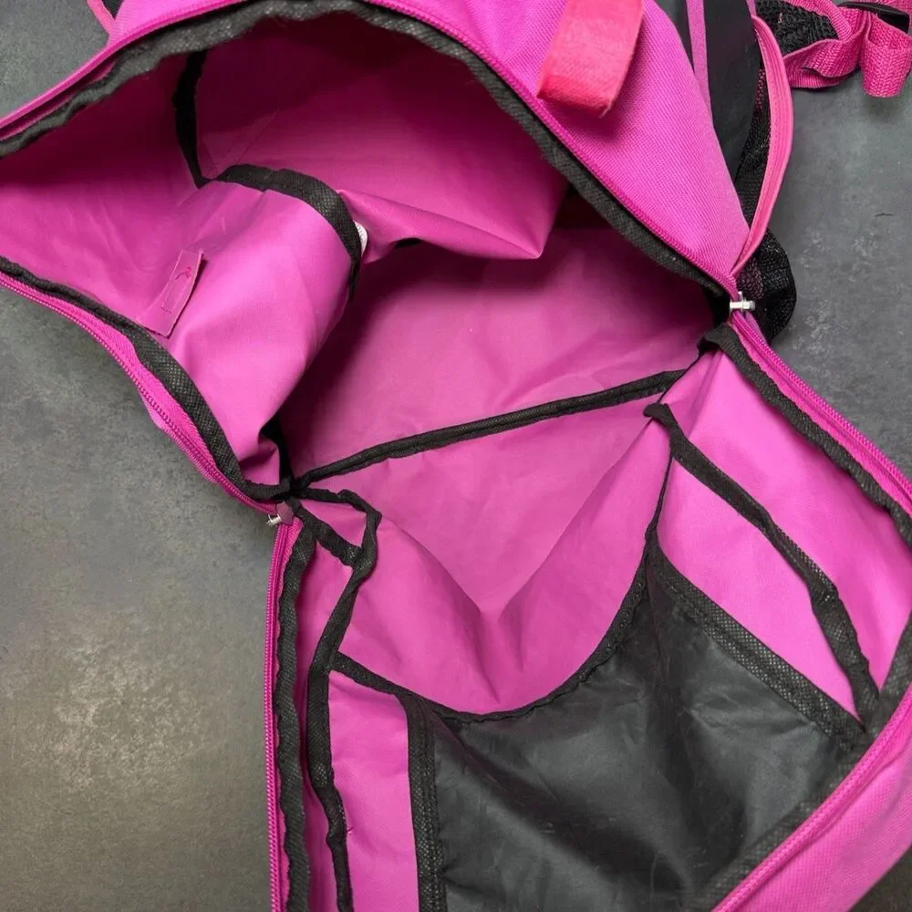 Rawlings Girls Pink Backpack | Softball Baseball Sports Bag | Buckle Pockets